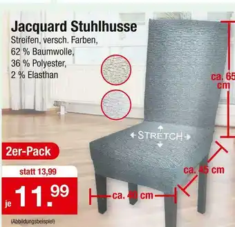 Zimmermann Jacquard stuhlhusse Angebot