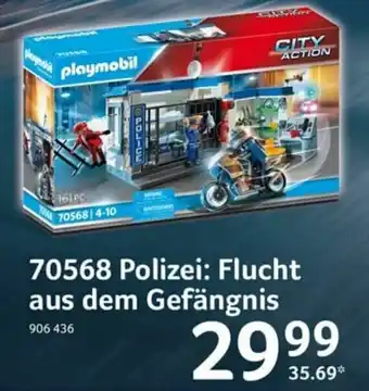 Selgros Playmobil 70568 Polizei: Flucht aus dem Gefängnis Angebot