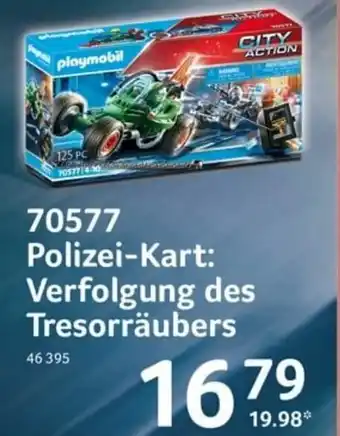 Selgros Playmobil 70577 Polizei Kart Verfolgung des Tresorräubers Angebot