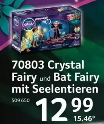 Selgros Playmobil 70803 Crystal Fairy und Bat Fairy mit Seelentieren Angebot