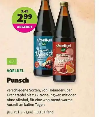 Biomarkt Voelkel Punsch Angebot