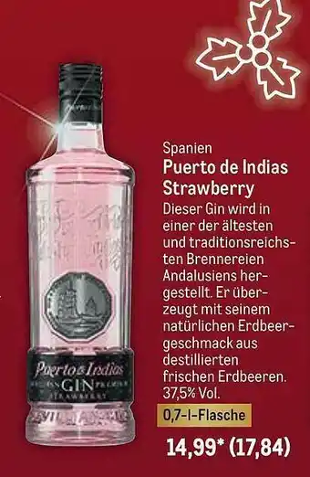 METRO Spanien Puerto De Indias Strawberry Angebot