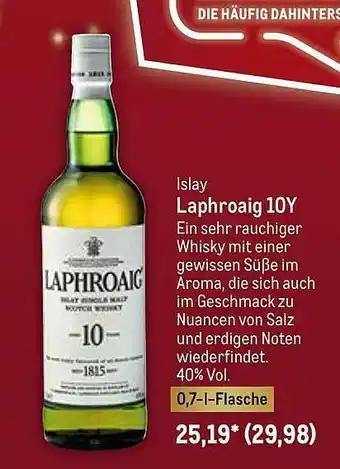 METRO Islay Laphroaig 10y Angebot