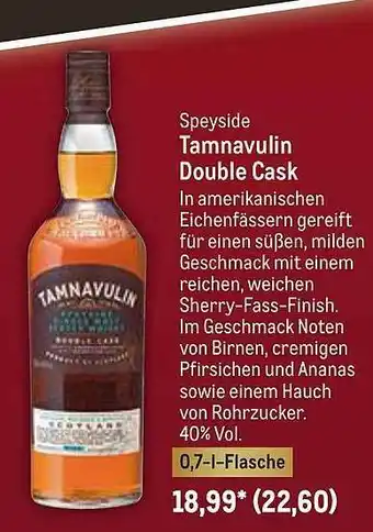 METRO Speyside Tamnavulin Double Cask Angebot