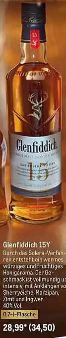 METRO Glenfiddich 15y Angebot