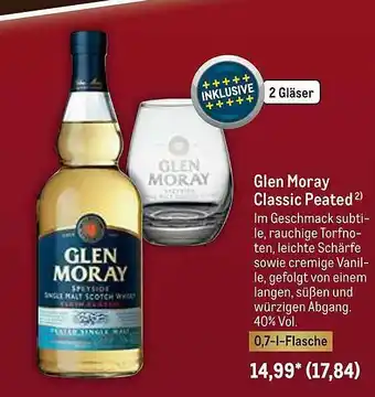 METRO Glen Moray Classic Peated Angebot