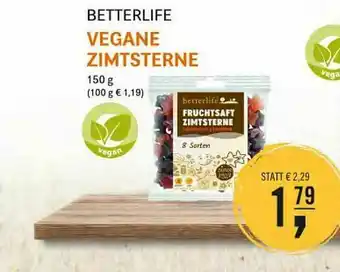 Reformhaus Bacher Betterlife Vegane Zimtsterne Angebot