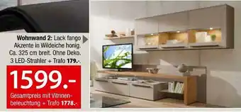 Zurbrüggen Wohnwand Angebot