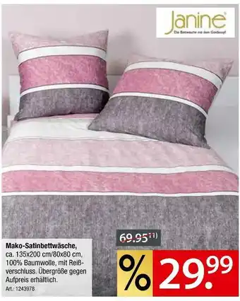 Zurbrüggen Janine mako-satinbettwäsche Angebot