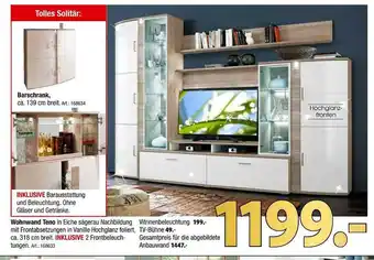 Zurbrüggen Wohnwand teno Angebot