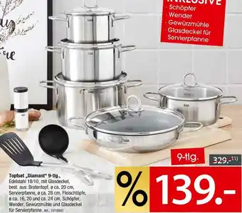 Zurbrüggen Topfset „diamant“ Angebot