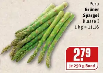 REWE Peru Grüner Spargel 250g Angebot