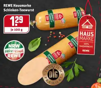 REWE Rewe Hausmarke Schinken Teewurst 100g Angebot