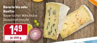 REWE Bavaria blu oder Bonifaz 100g Angebot