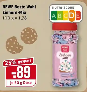 REWE Rewe Beste Wahl Einhorn Mix 50g Angebot