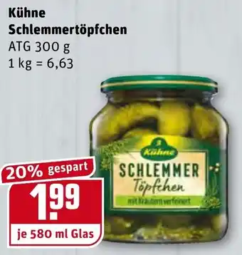 REWE Kühne Schlemmertöpfchen 580ml Angebot