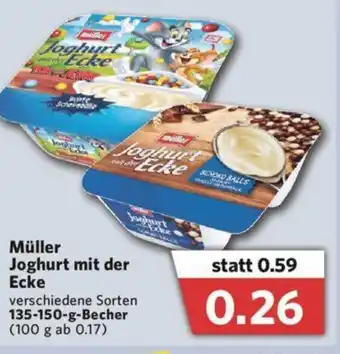 Combi Müller Joghurt mit der Ecke 135-150g Becher Angebot