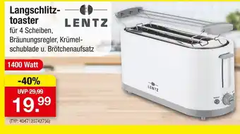 Zimmermann Lentz langschlitztoaster Angebot