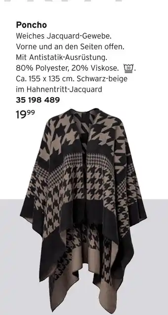 Tchibo Poncho Angebot