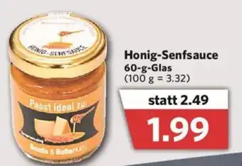 Combi Honig Senfsauce 60g Angebot