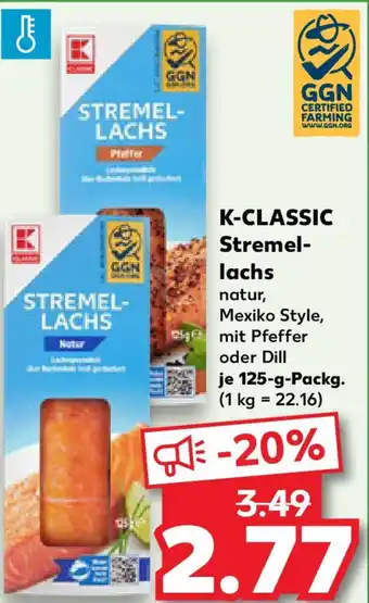 Kaufland K-CLASSIC Stremel- lachs Angebot
