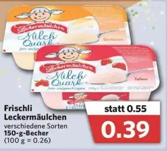 Combi Frischli Leckermäulchen 150g Becher Angebot