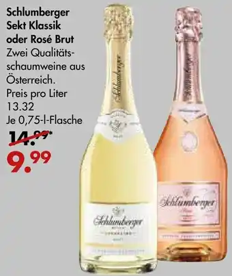 Galeria Markthalle Schlumberger Sekt Klassik oder Rosé Brut Angebot