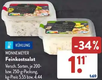 Aldi Süd WONNEMEYER Feinkostsalat Angebot