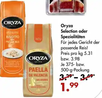 Galeria Markthalle Oryza Selection oder Spezialitäten Angebot