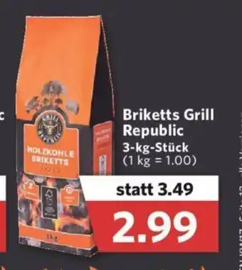 Combi Briketts Grill Republic 3kg Angebot