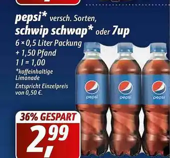 Simmel Pepsi Schwip Schwap Oder 7up Angebot