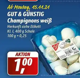 Simmel Gut & Günstig Champignons Weiß Angebot