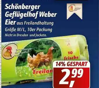 Simmel Schönberger Geflügelhof Weber Eier Angebot