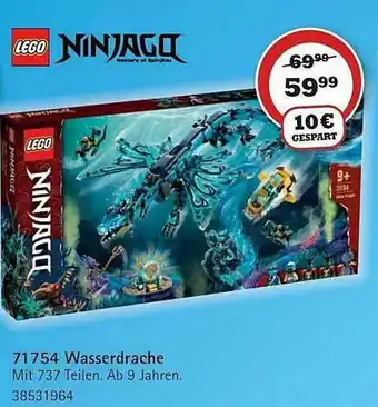 Vedes 71754 Wasserdrache Lego Ninjago Angebot