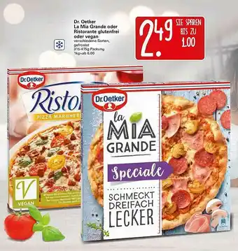 WEZ Dr. Oetker La Mia Grande Oder Ristorante Glutenfrei Oder Vegan Angebot