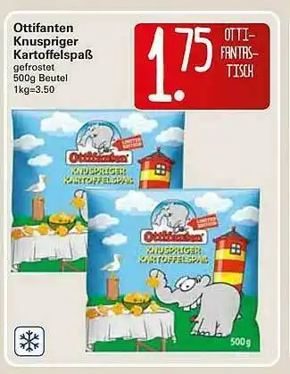 WEZ Ottifanten Knuspriger Kartoffelspaß Angebot