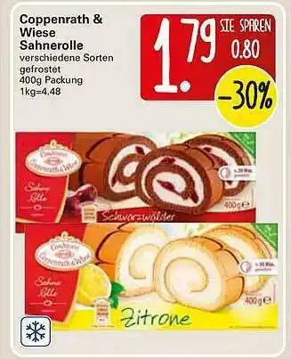 WEZ Coppenrath & Wiese Sahnerolle Angebot