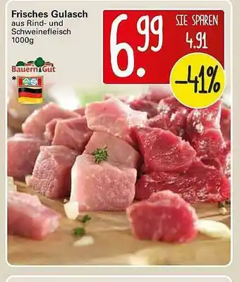 WEZ Bauern Gut Frisches Gulasch Angebot