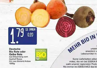 WEZ Deutsche Bio Rote Oder Gelbe Bete Angebot