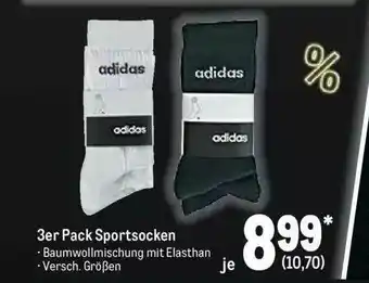 METRO 3er Pack Sportsocken Angebot