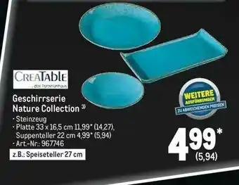 METRO Creatable Geschirrserie Nature Collection Angebot