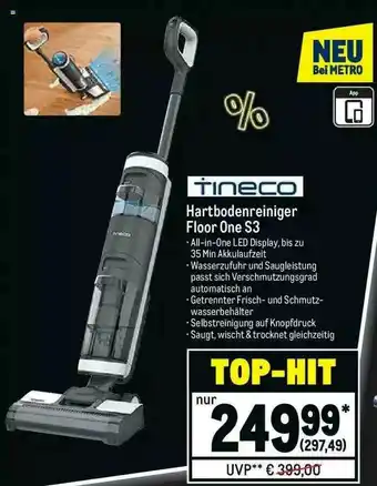 METRO Tineco Hartbodenreiniger Floor One S3 Angebot