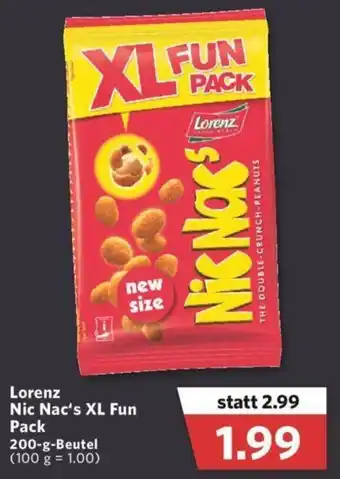 Combi Lorenz Nic Nac's XL Fun pack 200g Beutel Angebot