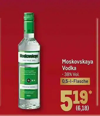 METRO Moskovskaya Vodka Angebot