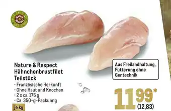 METRO Nature & Respect Hähnchenbrustfilet Teilstück Angebot