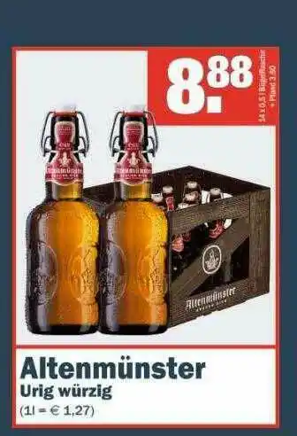 Benz Getränke Altenmünster Urig Würzig Angebot