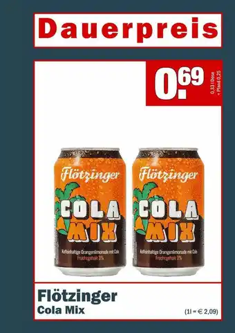 Benz Getränke Flötzinger Cola Mix Angebot