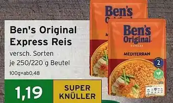 CAP Markt Ben's Original Express Reis Angebot