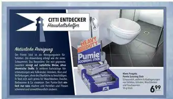 CITTI Markt Kleen Purgatis Pumie Scouring Stick Angebot