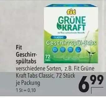 CITTI Markt Fit Geschirrspültabs Angebot